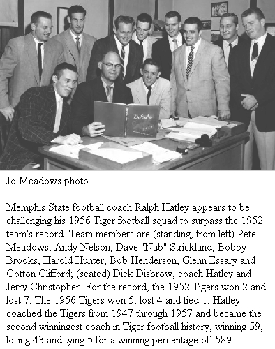 Bobby Brooks as a college student and football player.