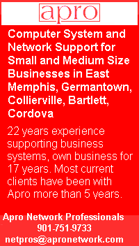Advertisement: Apro Network Professionals, www.apronetwork.com