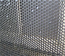 Close up of window screen